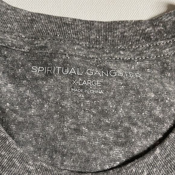 Spiritual Gangster Nothing but Love. Crop Tank  | Gray| XLarge NWT - Picture 5 of 7